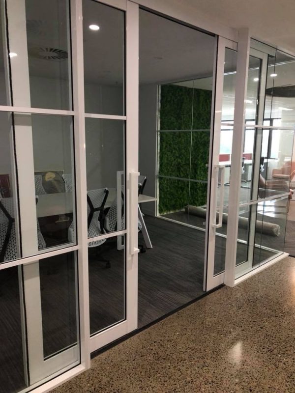 Sliding doors meeting room