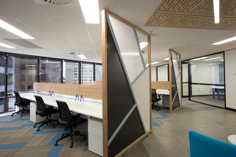 Modern office partitions