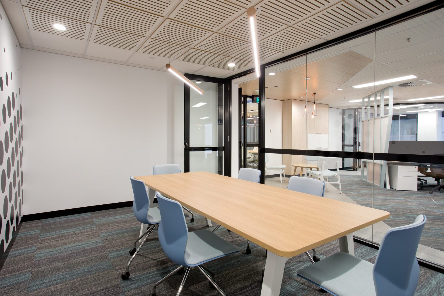 Modern meeting rooms